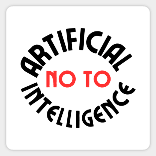 No To Ai Art Sticker